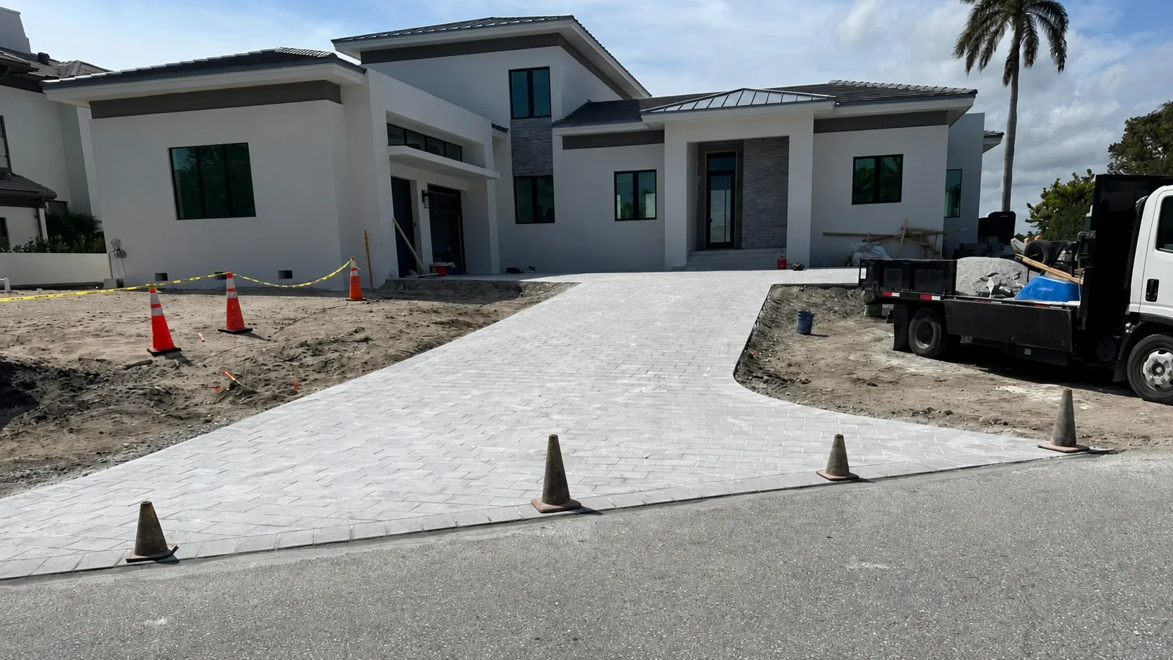 Paver driveway in Delray Beach